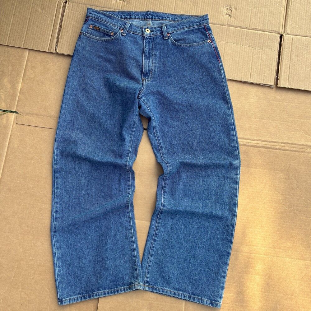 Vintage Wide Leg Polo Jeans Co. Ralph Lauren Men’s Blue Denim RARE